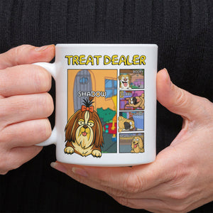 Personalized Funny Dog Treat Dealer For Dog Lovers White Mug LM32 893375