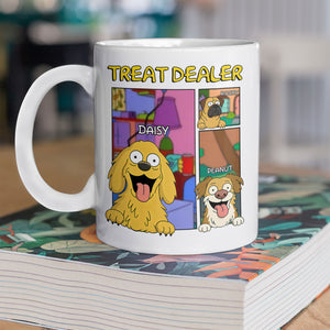 Personalized Funny Dog Treat Dealer For Dog Lovers White Mug LM32 893375