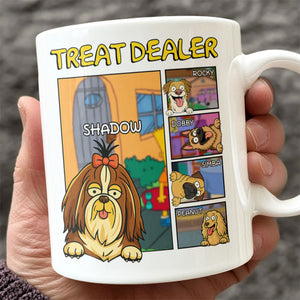 Personalized Funny Dog Treat Dealer For Dog Lovers White Mug LM32 893375