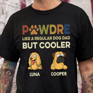 Custom Photo Pawther Like A Regular Dog Dad But Cooler Shirt LM32 893509