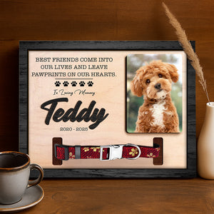 Custom Photo In Loving Memory Of Our Cherished Memorial 2-Layers Wooden Collar Frame LM32 893783