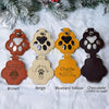 Personalized Sympathy Gift Pet Fur Hair Keepsake Leather Paw Keychain LM32 897371