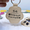 Personalized Sympathy Gift Pet Fur Hair Keepsake Leather Paw Keychain LM32 897371