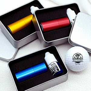 Custom Name Best Papa By Par Embroidered Golf Ball Stamp, Unique Golf Enthusiast Gift LM32 897611