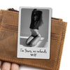 Custom Photo And Love Note Personalized Metal Wallet Card Accessories For Men, Boyfriend Gift, Valentine's Day Gift HA75 920152