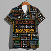 Personalized Kids Name Grandpa Word Art Hawaiian Shirt - Gift For Grandpa, Dad, Father's Day HO82 902486