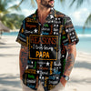 Personalized Kids Name Grandpa Word Art Hawaiian Shirt - Gift For Grandpa, Dad, Father's Day HO82 902486