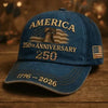 Bald 250th Anniversary 1776 2026 USA Embroidered Cap LM32 669027