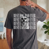 Custom Vintage Photo Best Dog Dad Ever, Best Cat Dad Ever Comfort Shirt Back CH07 911532
