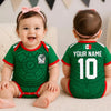 Personalized Name & Number Soccer Baby Onesie - Gift For Sport Lovers HO82 902994