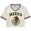 Custom Mexico Soccer Fitted Crop Top Jersey, Mexico Jersey Crop Tee, Game Day Shirt HO82 903004