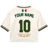 Custom Mexico Soccer Fitted Crop Top Jersey, Mexico Jersey Crop Tee, Game Day Shirt HO82 903004