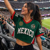 Personalized Name & Number Mexico Soccer Crop Top Jersey, Mexico Jersey Crop Tee HO82 903006