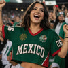 Personalized Name & Number Mexico Soccer Crop Top Jersey, Mexico Jersey Crop Tee HO82 903006