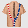 Custom Funny 3D Hairy Body Swimsuit Hawaii Shirt - Gag Gift for Dad Husband Grandpa HO82 903020