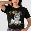 Custom Retro Senior Mom 2027 Dark Shirt - Personalized Class of 2027 Gift, Proud Family Gift HO82 903228