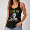 Custom Retro Senior Mom 2027 Tank Top - Personalized Class of 2027 Gift, Proud Family Gift HO82 903230