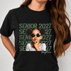 Custom Photo Senior 2027 Dark Shirt - Personalized Senior Gift, Proud Family Gift HO82 903240