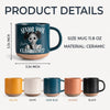 Custom Retro Senior Mom 2027 Pottery Mug - Personalized Class of 2027 Gift, Proud Family Gift HA75 922084
