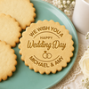Personalized We Wish You A Happy Wedding Day Cookie Stamp HO82 903464