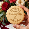 Personalized We Wish You A Happy Wedding Day Cookie Stamp HO82 903464