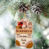Custom Family Photo Christmas Stocking Acrylic Ornament, Personalized Holiday Keepsake LM32 669867
