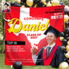 Custom Photo Graduation With US States Grad Of The Year 2026 Backdrop LM32 899217