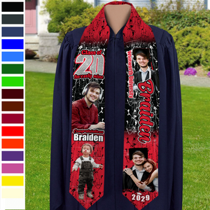Custom Photo Class of 20 Twenty Five Gradauation Stoles N369 890455