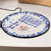 Custom Name Letter God Says I Am Flower Toile De Jouy Style Stained Glass Suncatcher LM32 895393