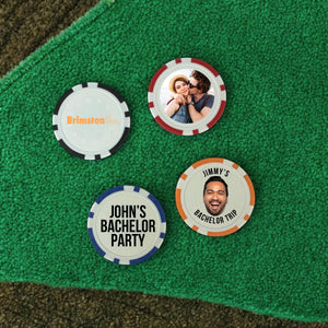 Custom Funny Photo Printed Poker Chip Golf Ball Marker Gift For Golf Lovers, Golfer LM32 897629