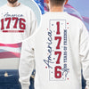 Custom Name 250 Years Of Freedom Front And Back Shirt TH10 898829