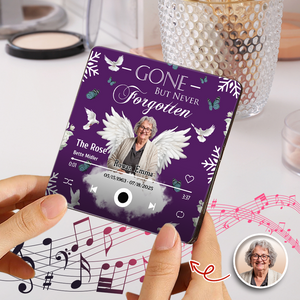 Custom Photo Gone But Never Forgotten Memorial Music Fridge Magnet TH10 894229