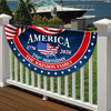 Custom Family Name America Birthday 1776-2026 Non-Pleated Fan Flag TH10 898745