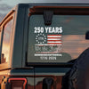 Celebrate Our America 250th Anniversary United States Car Window Decal Sticker HA75 898136