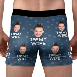 Custom Photo I Love My Girlfriend Boyfriend Boxer Valentines Gift For Him Her Husband Wife HO82 900708