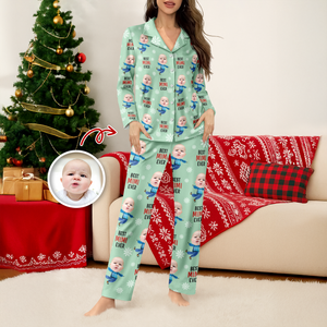 Best Nana Ever Custom Photo Grandkids - Personalized Pajamas LM32 895039