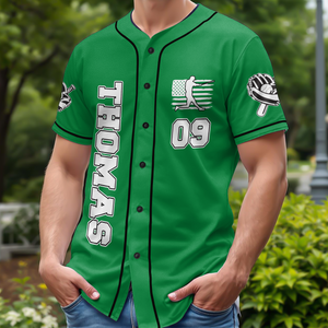 Personalized Baseball Dad Jersey Shirt TH10 892669