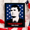 American Patriot Charlie Kirk With USA Flag Picture Frame HO82 65818