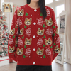 Custom Photo Best Pet Dad Mom Ever - Personalized Ugly Cardigan LM32 897261