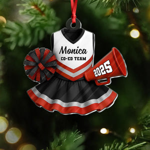 Personalized Cheerleader 2025 Acrylic Ornament Gift Cheer Coach LM32 897393