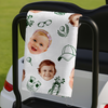 Custom Photo Best Dad By Par Golf Towel - Funny Gift for Dad, Husband, Golfer LM32 899975
