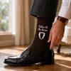 Personalized Embroidered Socks For Wedding Day, For Groom, Groomsmen TH10 170635