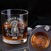 Dad Thanks For Picking Up My Poop - Personalized Whiskey Glass With Photo TH10 892833