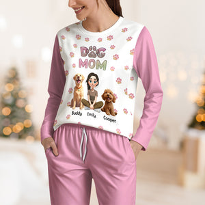 Personalized Dog Mom Sleepwear Custom Dog 3D Sleepwear CH07 899128