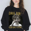 Custom Photo Look Who's Graduating Dark Shirt - Personalized Senior Gift LM32 669613