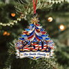 Personalized Family Name America 250th Anniversary Christmas Acrylic Ornament HA75 921776