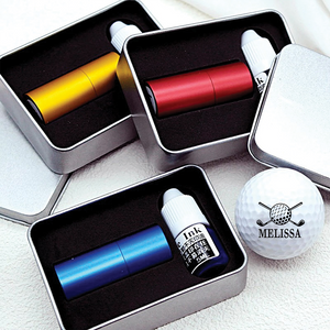 Personalized Golf Ball Stamp with Gift Box – Personalized Golf Ball Markers Gift for Dad, Golf Lover Gifts, Golf Accessories for Men, Father HO82 900604