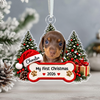 Custom Pet Photo My First Christmas 2026 Acrylic Ornament CH07 180522