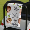 Custom Photo Best Grandpa By Par Golf Towel Gift For Dad, Grandpa, Golf Lover HO82 902168