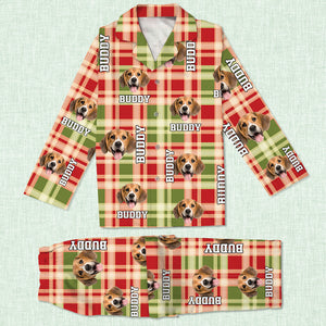 Custom Dog Photo Fluffy Pajamas Gift for Dog Lovers CH07 896268